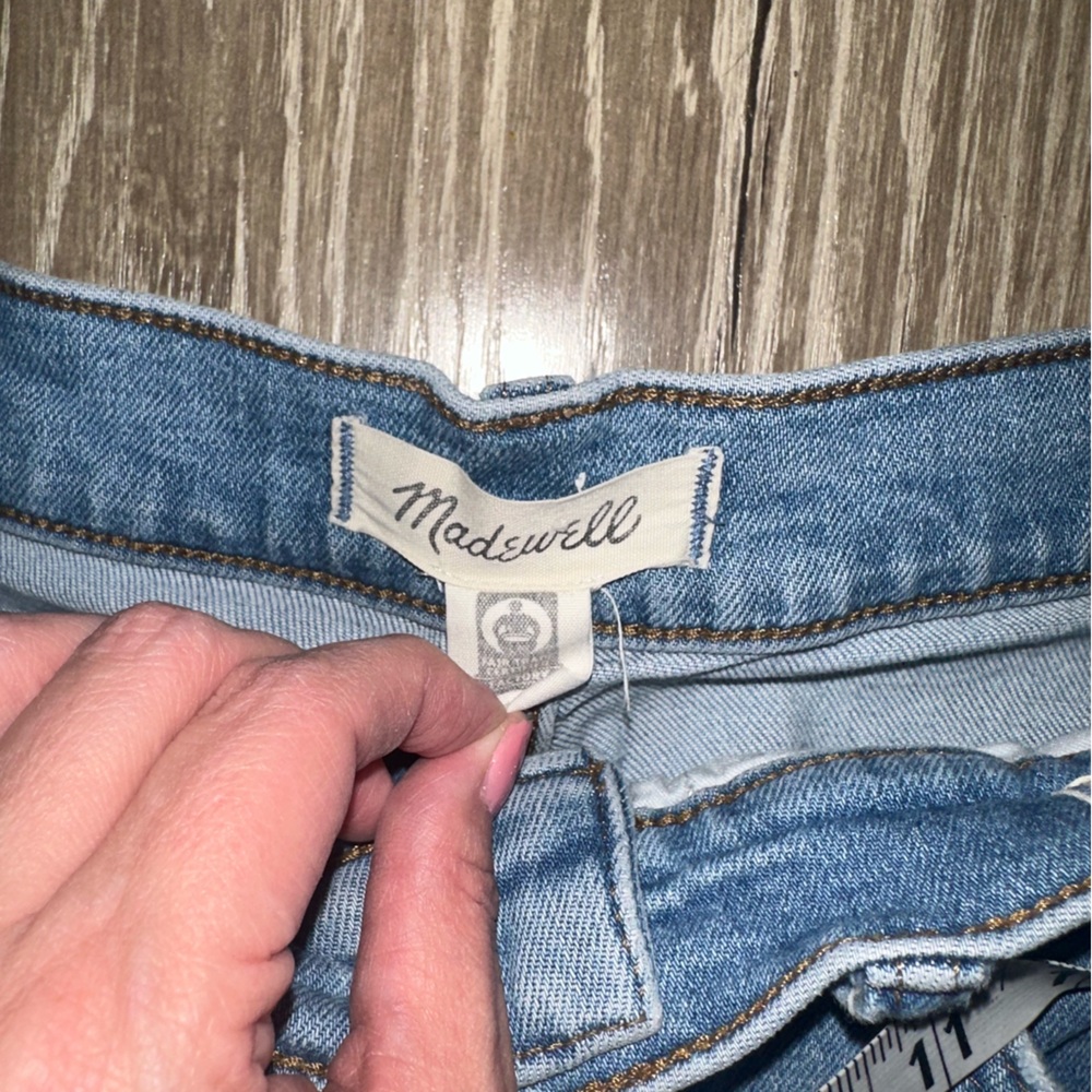 Madewell The Perfect Vintage Straight Crop Jean Size 30 - Picture 8 of 9
